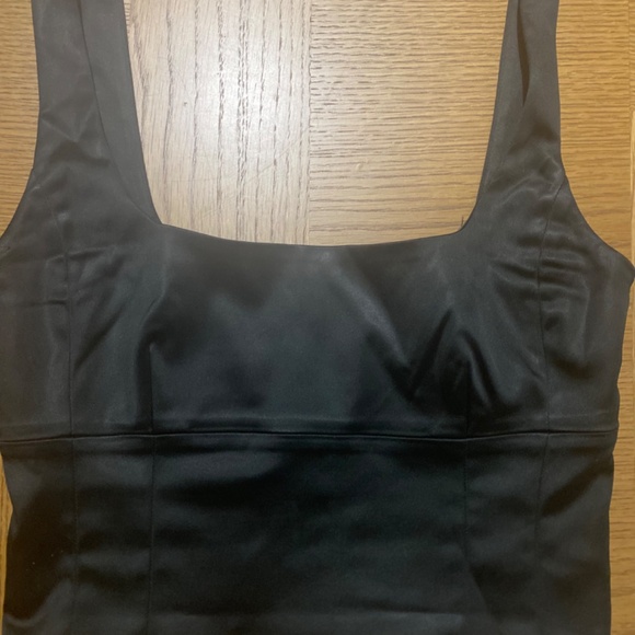 Aritzia Wilfred Satin Bustier Crop Top - Picture 2 of 2